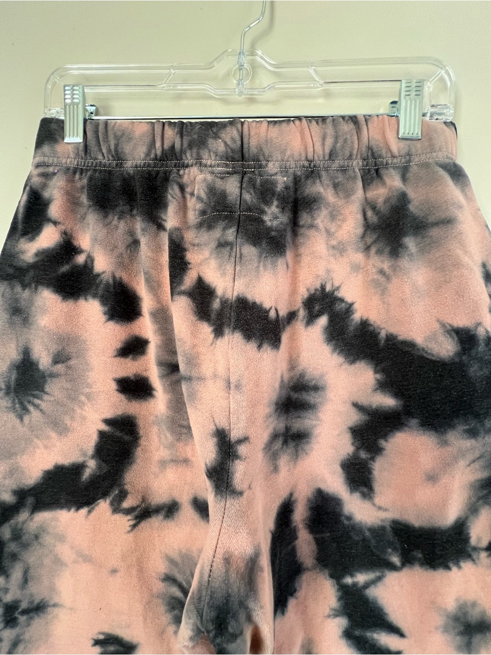 RSQ Pink and Black Tie Dye Sweatpants Joggers Loungewear Edgy - Picture 12 of 16